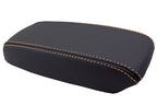 Leather Console Lid Armrest Cover for Acura Integra (1994–2001) Orange Stitch