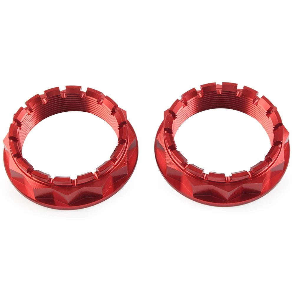 2X Rear Wheel Axle Nut for Ducati V4 1098 1198 1199 1299 Diavel (2017–2023) Red