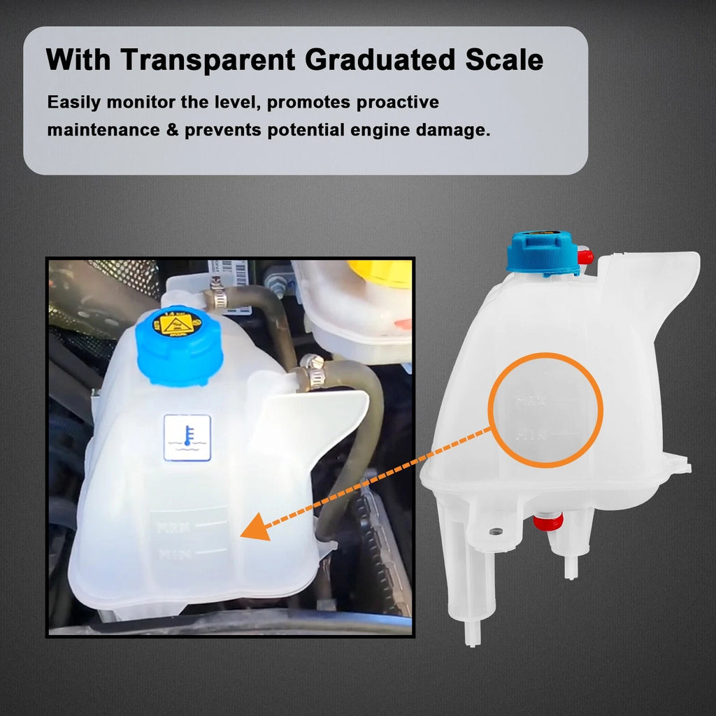Coolant Recovery Reservoir for ProMaster 1500 2500 3500 (2014–2021) 52014880AA