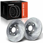 Front Drilled Brake Rotor for Toyota RAV4, Prius V, Lexus xB (2016-2018)
