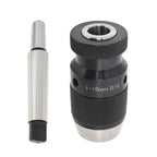Keyless Precision Self Tighten Lathe Drill Chuck for MT3-B18 (1-16)