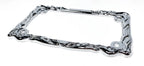 Chrome Metal Motorcycle License Plate Tag Frame for Harley Davidson (2010–2024)