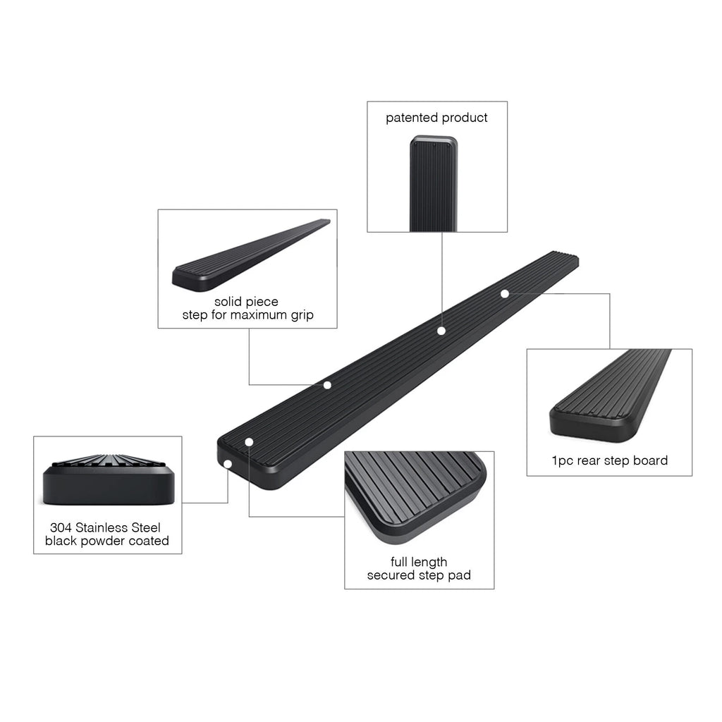 Rear Step for Ram ProMaster (2014-2026) Matte Black 5-Inch