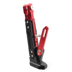 Stainless Steel Adjustable Kickstand for Motorbike Side Support Stand RED
