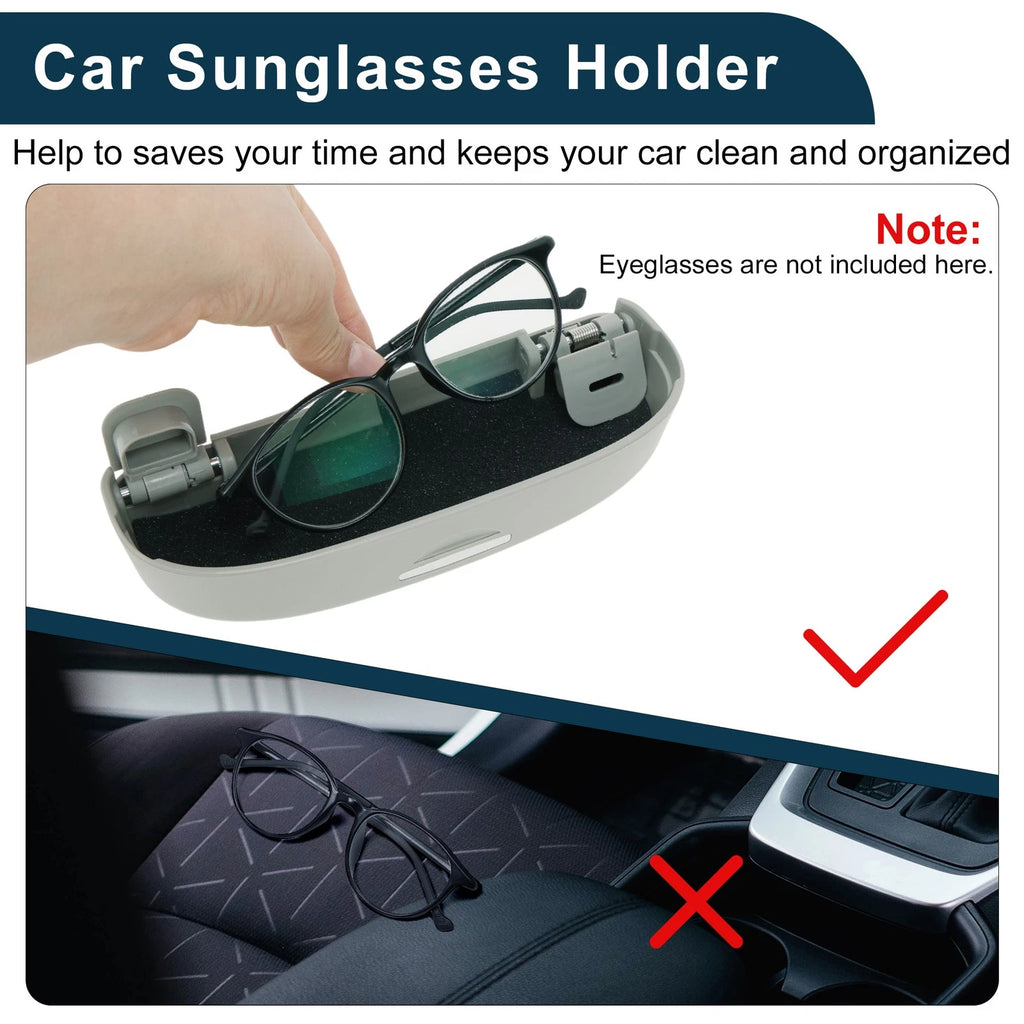 Sunglasses Case for Ford Kuga 3 MK3 ST-Line (2020–2025) Grey Set