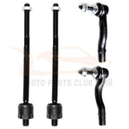 Front Steering Kit Inner Outer Tie Rod End for Ford Crown Victoria (2003–2011)