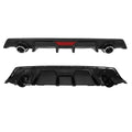 Rear Bumper Diffuser Lip for Honda Civic 2016–2020 (Matte Black)