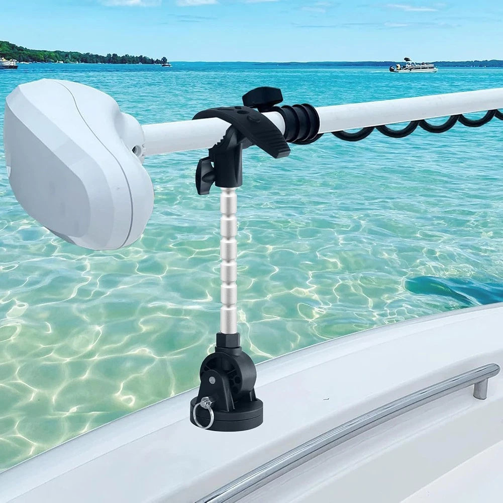 Adjustable Trolling Motor Support Bracket for Aluminum Boats