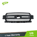 Grill for Ford F-150 (2018–2020) Gloss Black Front Bumper Center