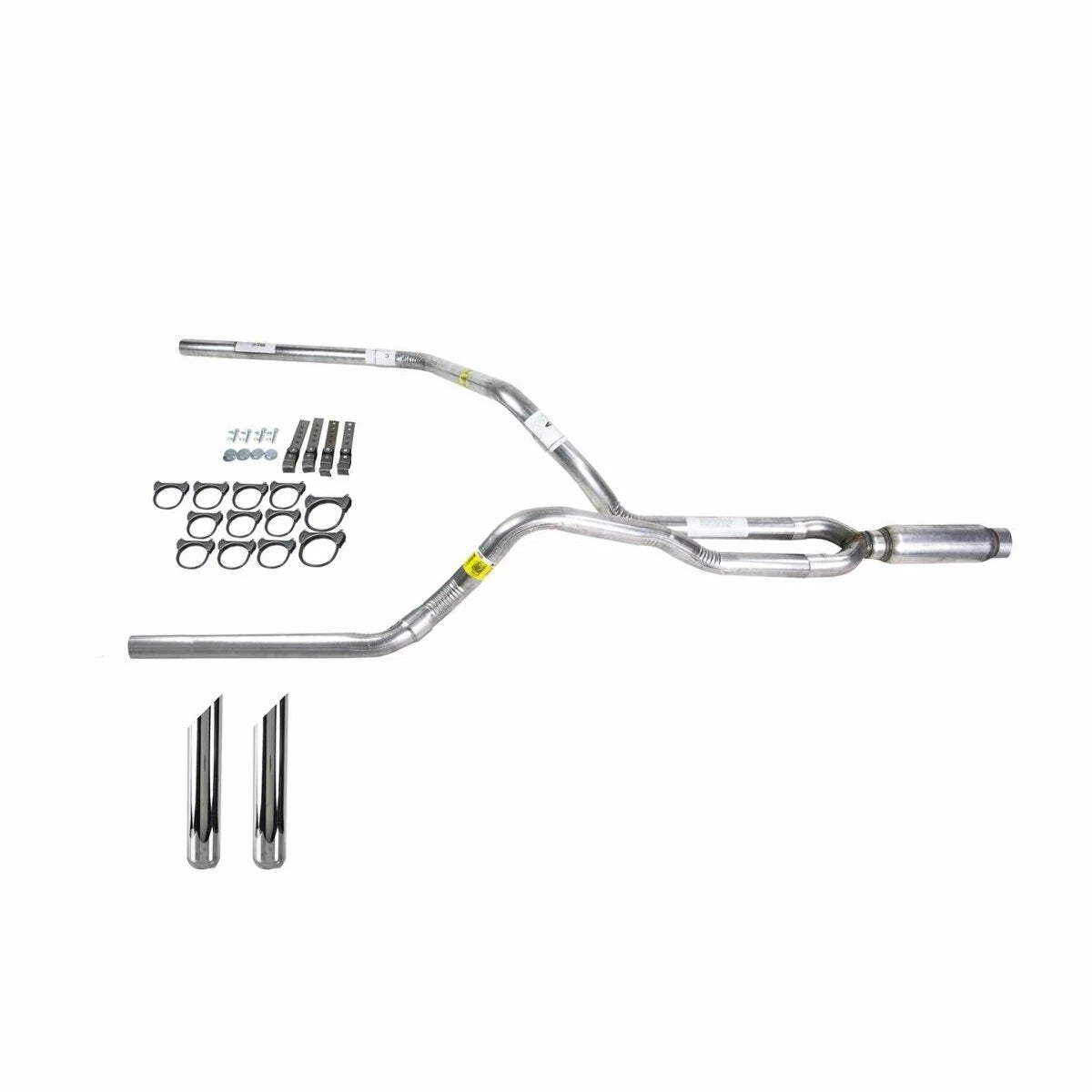 Dual Exhaust Glass Pack Muffler with SW Tip for Dakota (1987–1996)