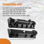 2X Aluminum Valve Cover Set for Ford E-150 E-250 F-150 Lincoln Town Car (4.6L)