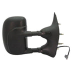 Replacement Black Textured Passenger Side Power Door Mirror w/Telescoping
