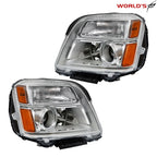 Projector Headlights for GMC Terrain (2010–2015) Chrome Headlamp Pair
