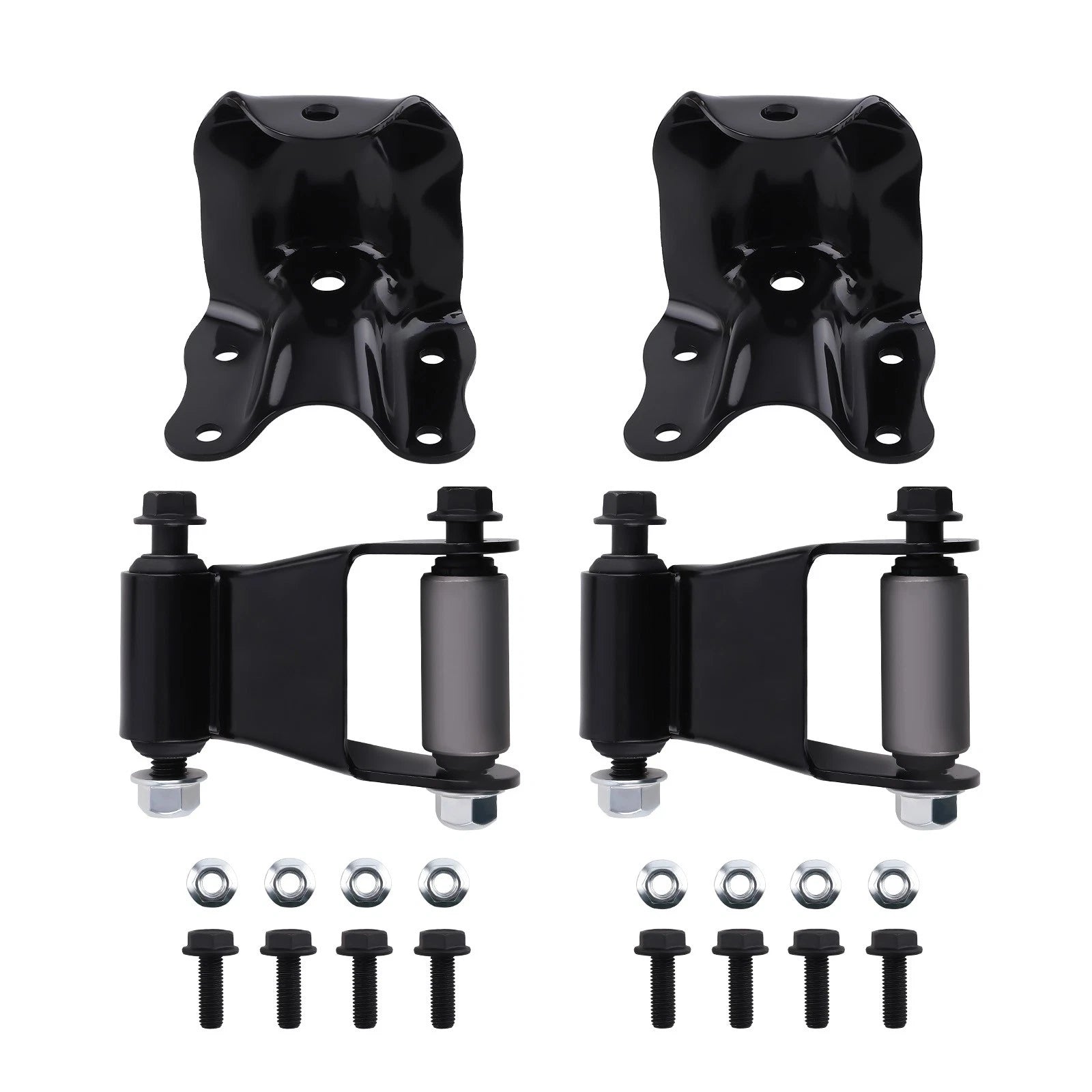 Set of 2 Heavy Duty Leaf Spring Shackles for F-Series F150/F250/Bronco (722101)