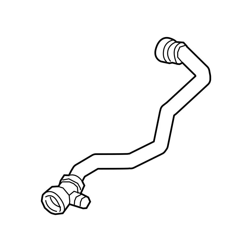 Genuine OEM Upper Radiator Coolant Hose for BMW 530i 530i xDrive (2021–2022)