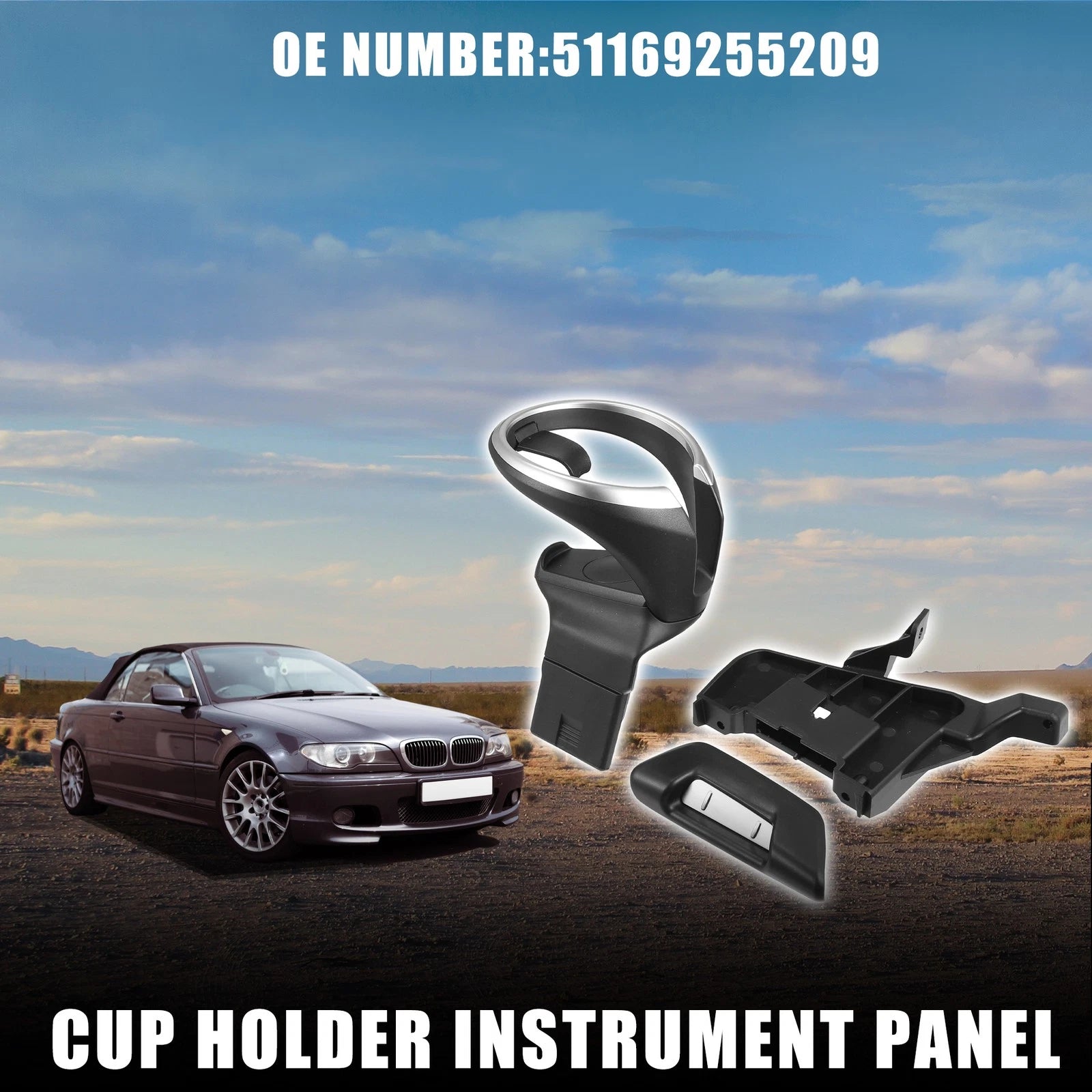 Cup Holder for BMW X1 (2016–2022) No. 51169255209