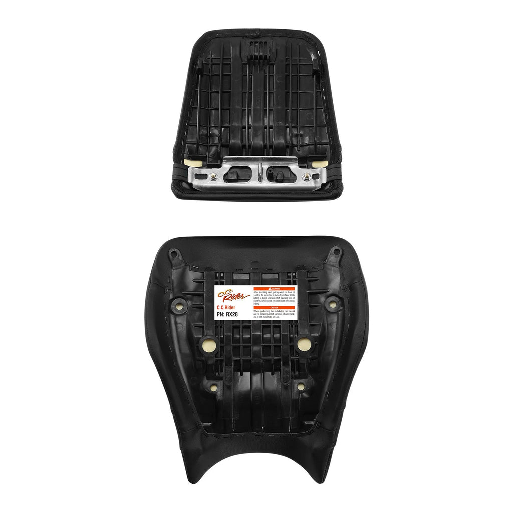 Black Rider Driver & Passenger Seat for Honda CBR1000RR (2004–2007)