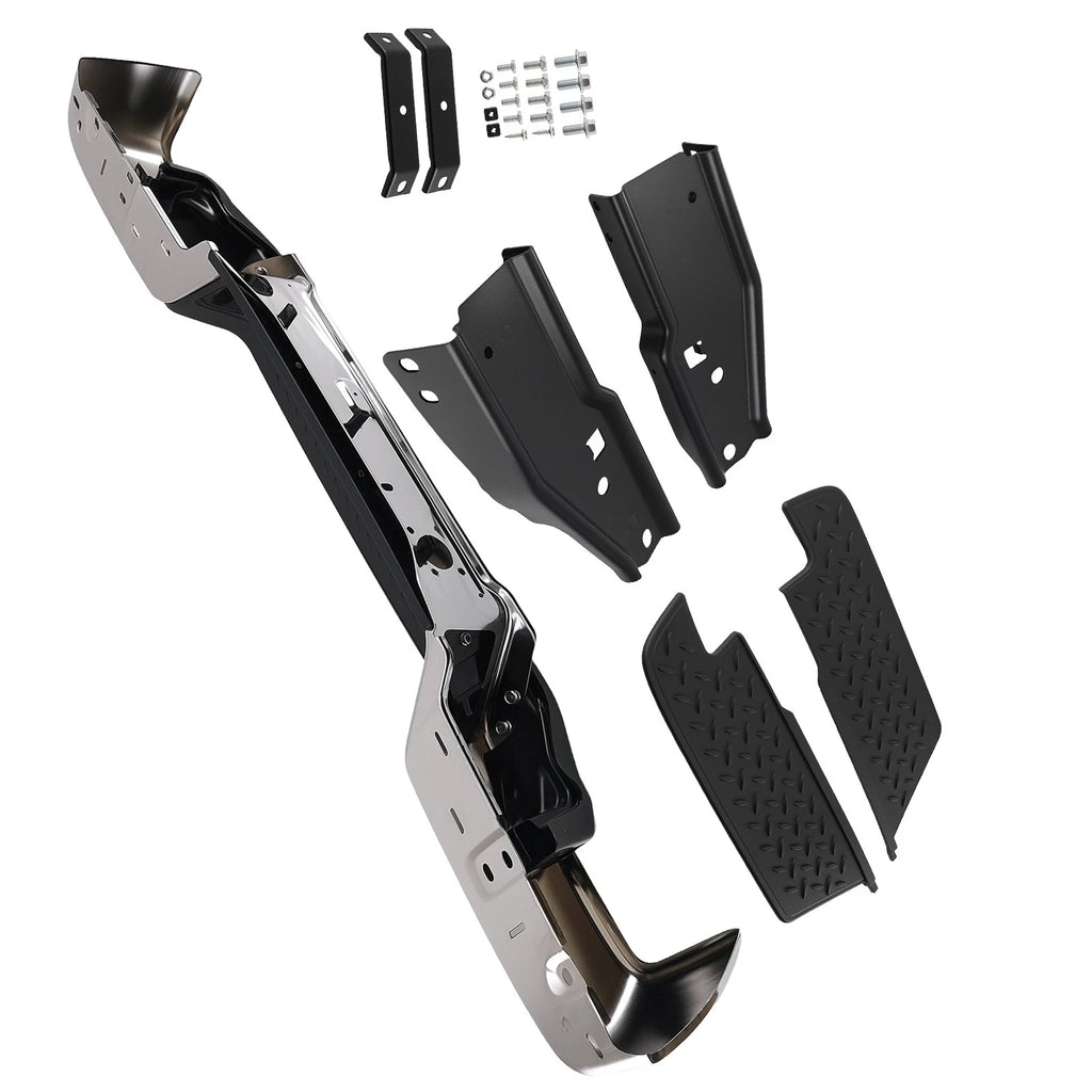 Chrome Steel Rear Bumper for Colorado Canyon (2004-2007)