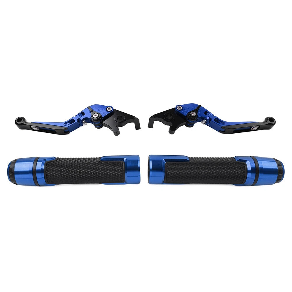 Set of 2 Blue Extendable Brake Clutch Lever for BMW S1000XR (2015–2021)
