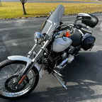 18" Windshield for Harley Wide Glide, Honda Magna, Shadow, Spirit, Sabre, VTX
