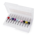 10PCS Carbide Micro Drill Bits Set for PCB CNC Circuit Board (1.1mm–2.0mm)