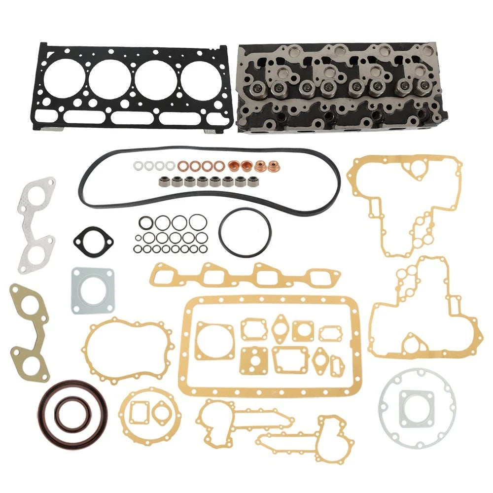 Complete Cylinder Head with Gasket Kit for Kubota Bobcat