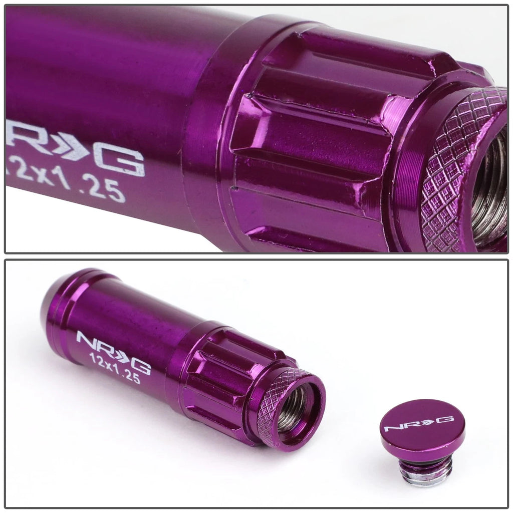 20Pcs Close-End Lug Nut Set M12x1.25 for NRG Innovations LN-LS710PP-21