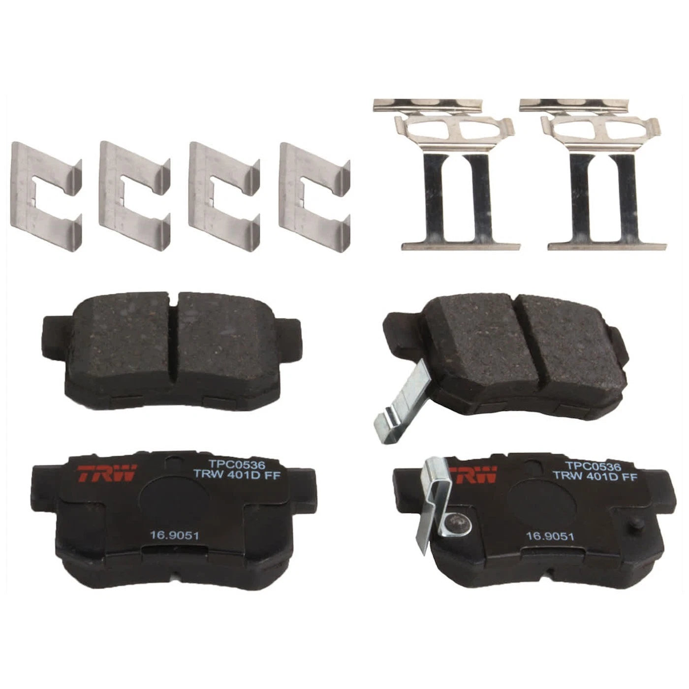 Set of 2 Brake Disc and Pad Kits for Honda Element (2003–2011)