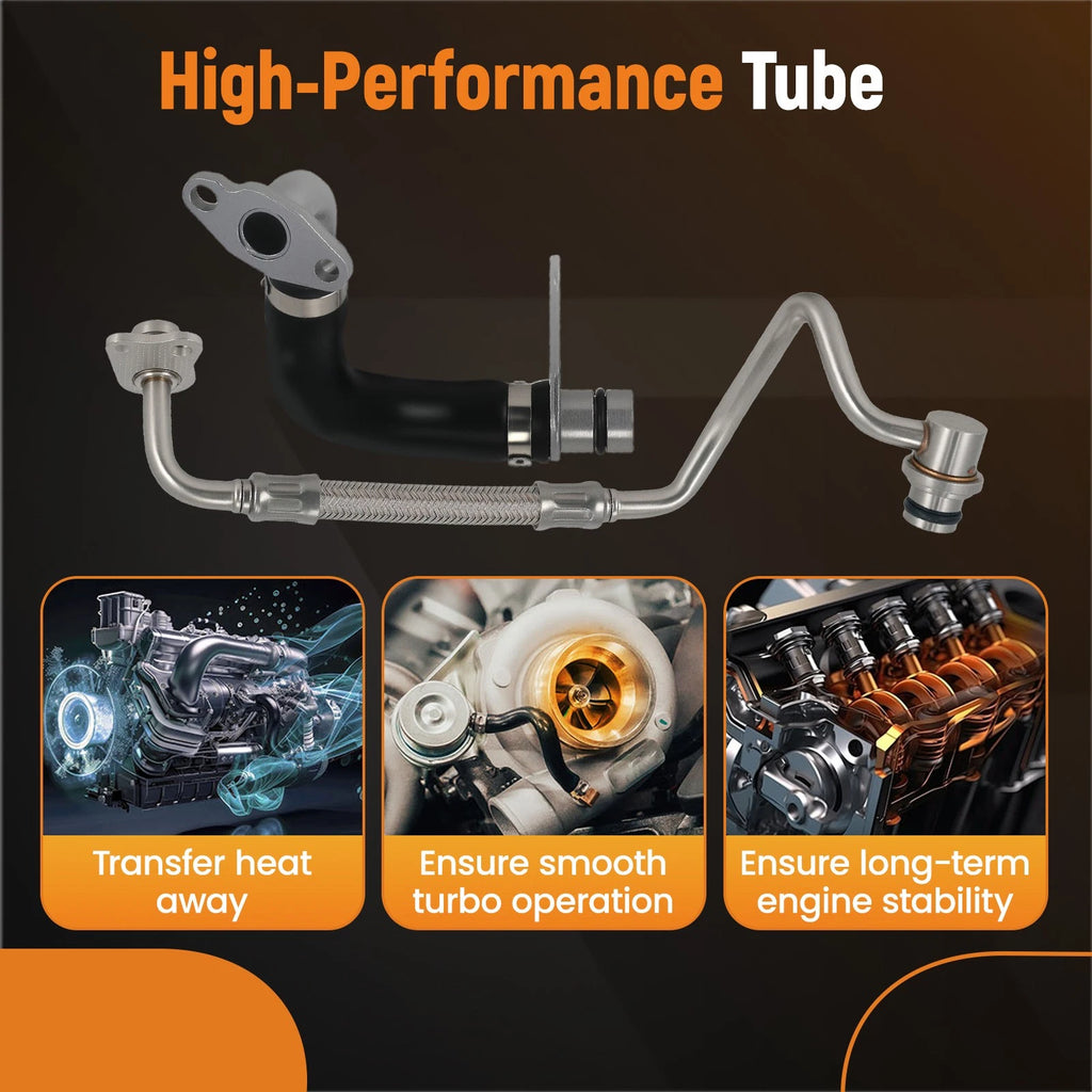 Turbo Oil Line Set for BMW 328i 428i 528i 125i X5 X4 X3 X1 (2012–2019)
