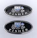 Sill Scuff Plate Decals Pair for 1967–1969 Chevy Camaro by Fisher Style