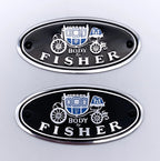 Sill Scuff Plate Decals Pair for 1967–1969 Chevy Camaro by Fisher Style