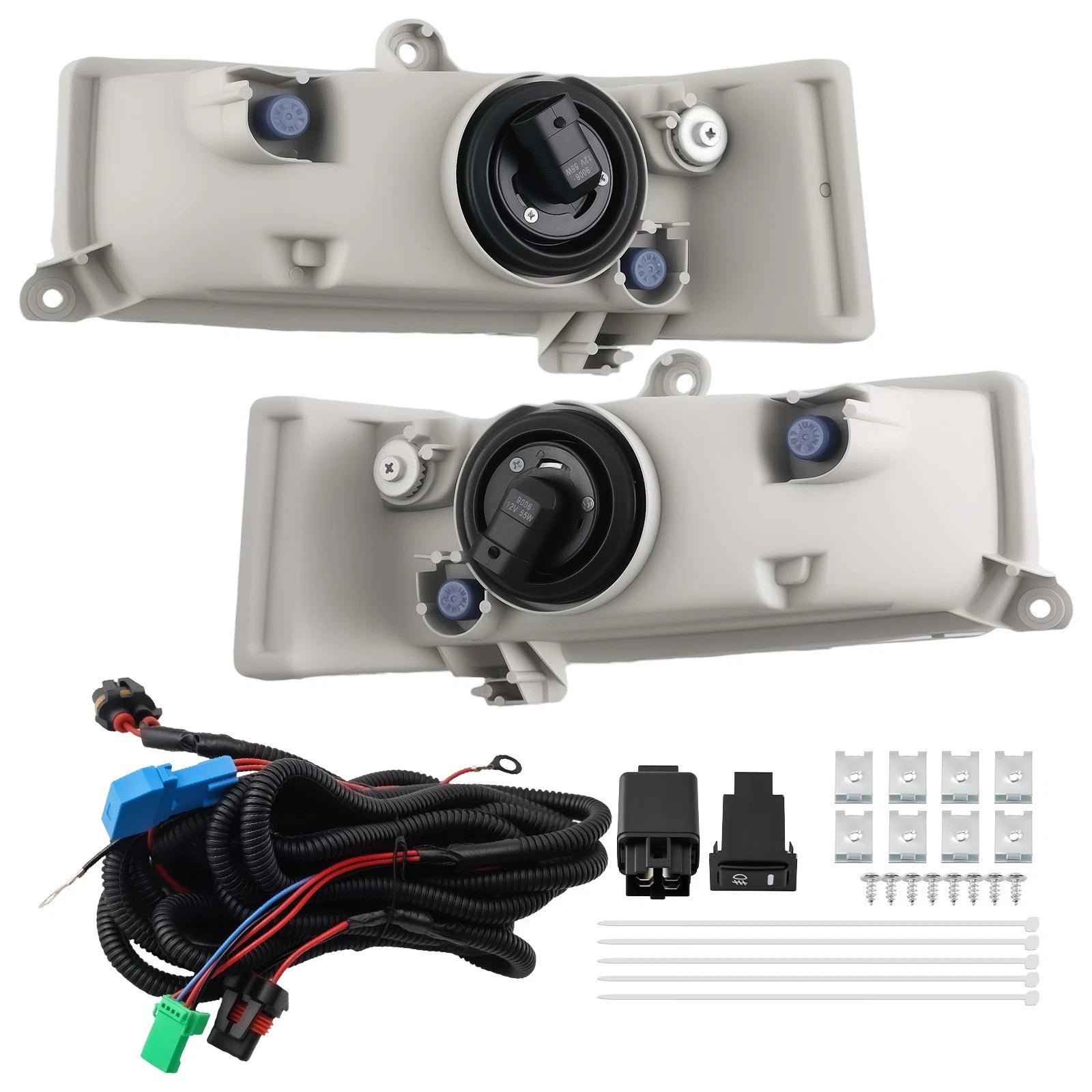 Fog Light Set for Toyota Camry (2005–2006) 8122006040 8121006040 Clear Lens