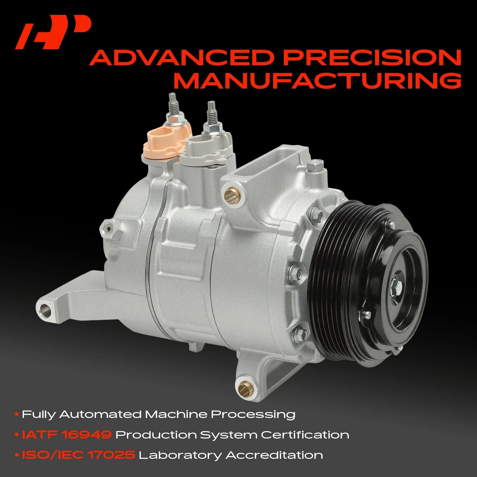 A/C Compressor with Clutch for Ford Ranger, Bronco (2021-2024)