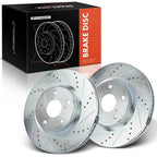 Front Drilled Brake Rotors for Toyota Camry RAV4 Lexus (2007-2017)