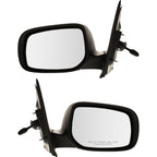 Set of 2 Manual Remote Mirrors for Toyota Yaris (2007–2012)