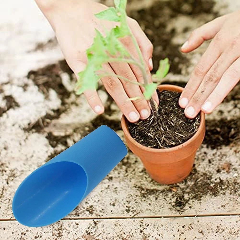 Set of 4 Indoor Potting Garden Tools - Plastic Shovels