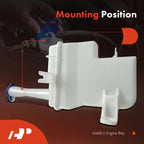 Windshield Washer Reservoir with Cap for Kia Forte (2011-2013)