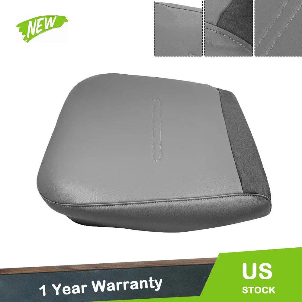 Driver Bottom Seat Cover for Ford F250 F350 (2001–2007) Gray Replacement