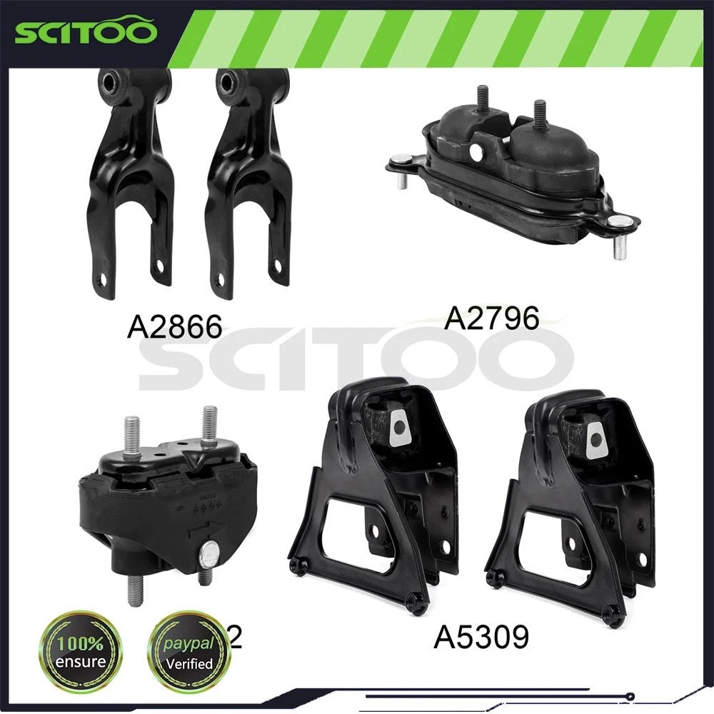 Set of 6 Engine Motor Mounts for Pontiac Grand Prix 3.8L (1997–2003)