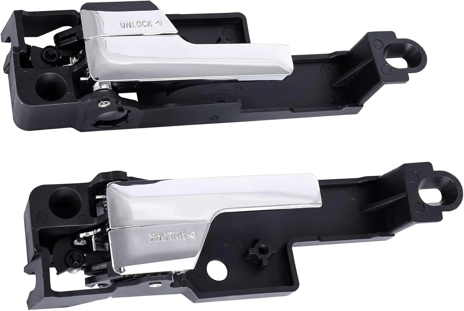 Set of 2 Chrome Door Handles for 2006-2012 Ford Fusion (Front Left Right)