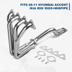 Exhaust Header for Hyundai Accent / Kia Rio / Rio5 1.6L (2006–2011)