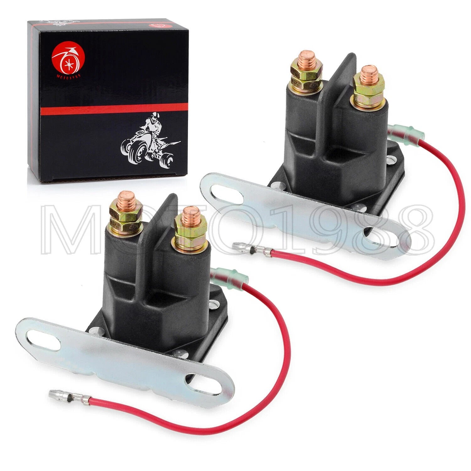 2X Starter Solenoid Relay for Polaris Big Boss 300 350L 400L 500 (4011335 4010930)