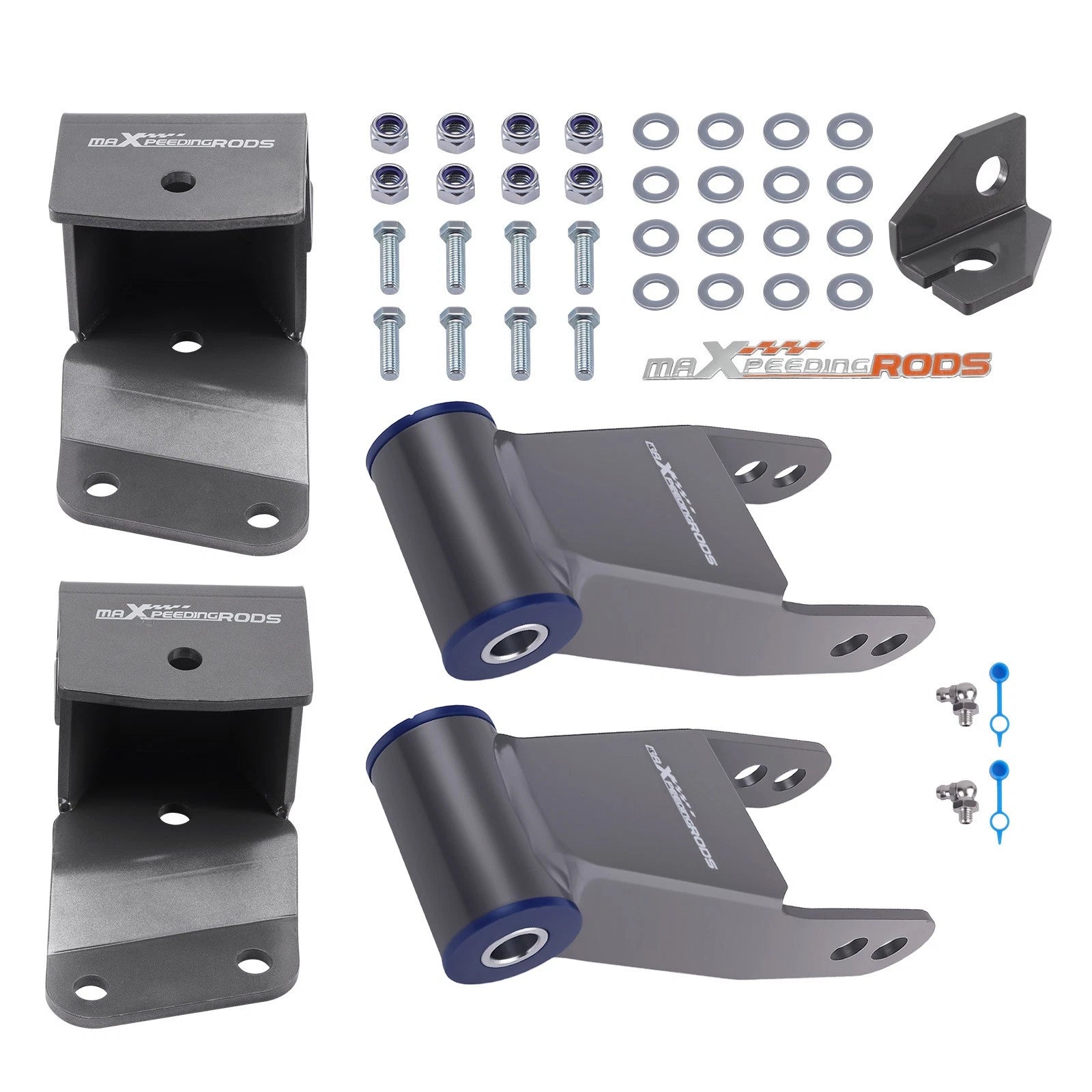 3" Rear Suspension Drop Hangers for Chevy Silverado GMC Sierra (1988–1998)