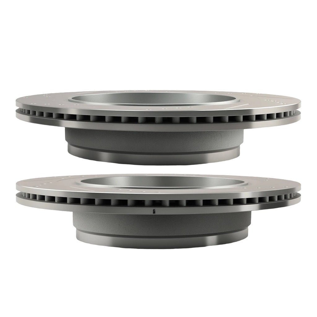 Rear Drilled Brake Rotors Kit for Chrysler Aspen (2007–2009) S-53006