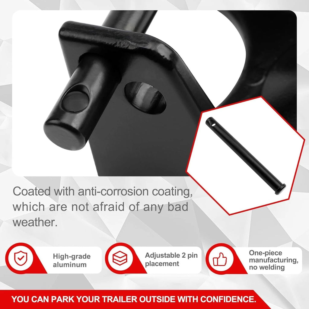 Gooseneck Trailer Lock for RVs (Black)