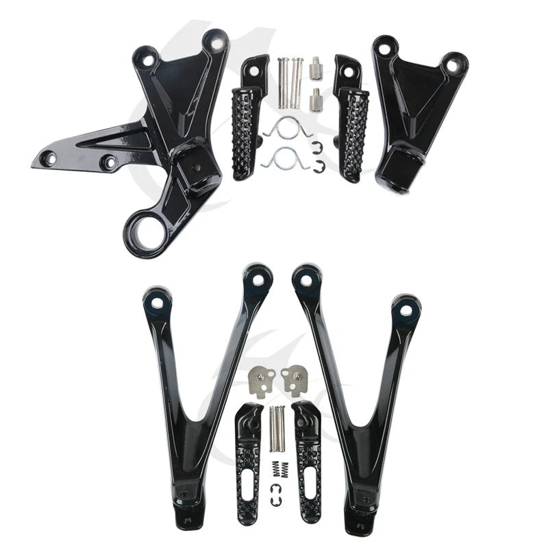 Footrests Peg Bracket Set for Honda CBR1000RR (2008–2016) Black