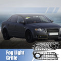 1 Pair Fog Light Mesh Grille Cover for Audi A4 B8 (2008–2012) 8K0807682C
