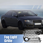 1 Pair Fog Light Mesh Grille Cover for Audi A4 B8 (2008–2012) 8K0807682C