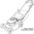 Lawnmower Blade Kit for Honda HRX217K0 - HRX217K6 (72511-VH7-000, 72531-VH7-000)