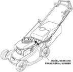 Lawnmower Blade Kit for Honda HRX217K0 - HRX217K6 (72511-VH7-000, 72531-VH7-000)
